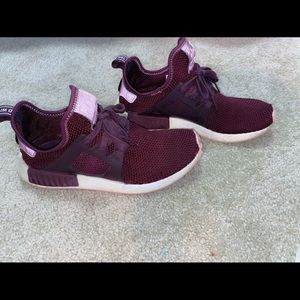 maroon womens nmd